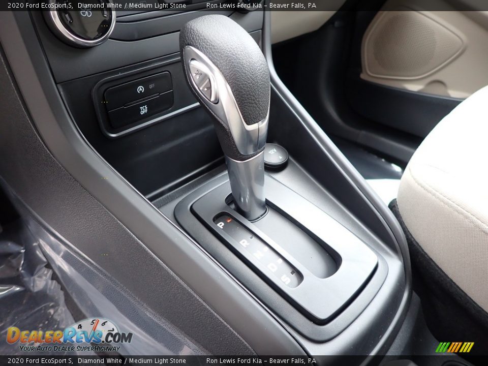2020 Ford EcoSport S Diamond White / Medium Light Stone Photo #12