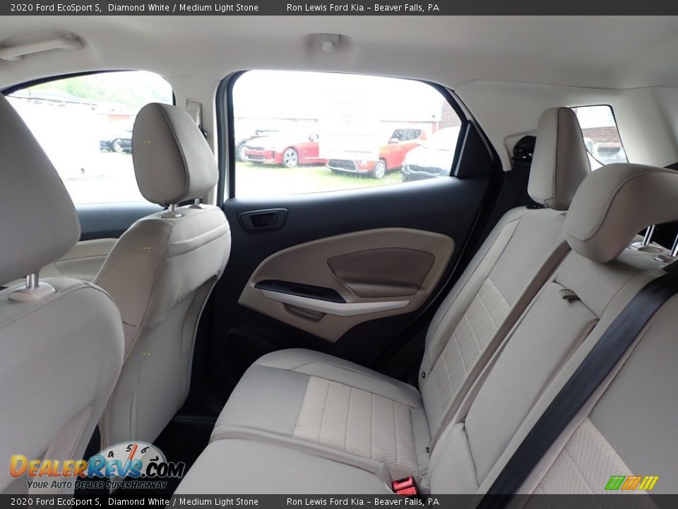 2020 Ford EcoSport S Diamond White / Medium Light Stone Photo #15