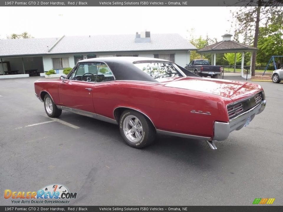 1967 Pontiac GTO 2 Door Hardtop Red / Black Photo #5