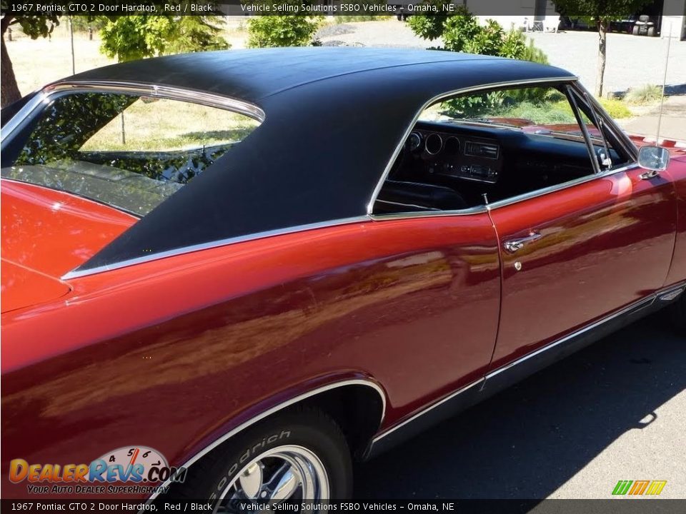 1967 Pontiac GTO 2 Door Hardtop Red / Black Photo #11