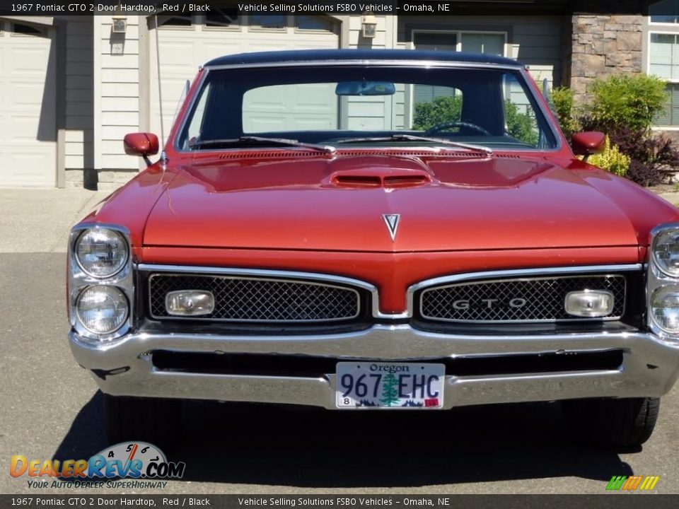 1967 Pontiac GTO 2 Door Hardtop Red / Black Photo #16