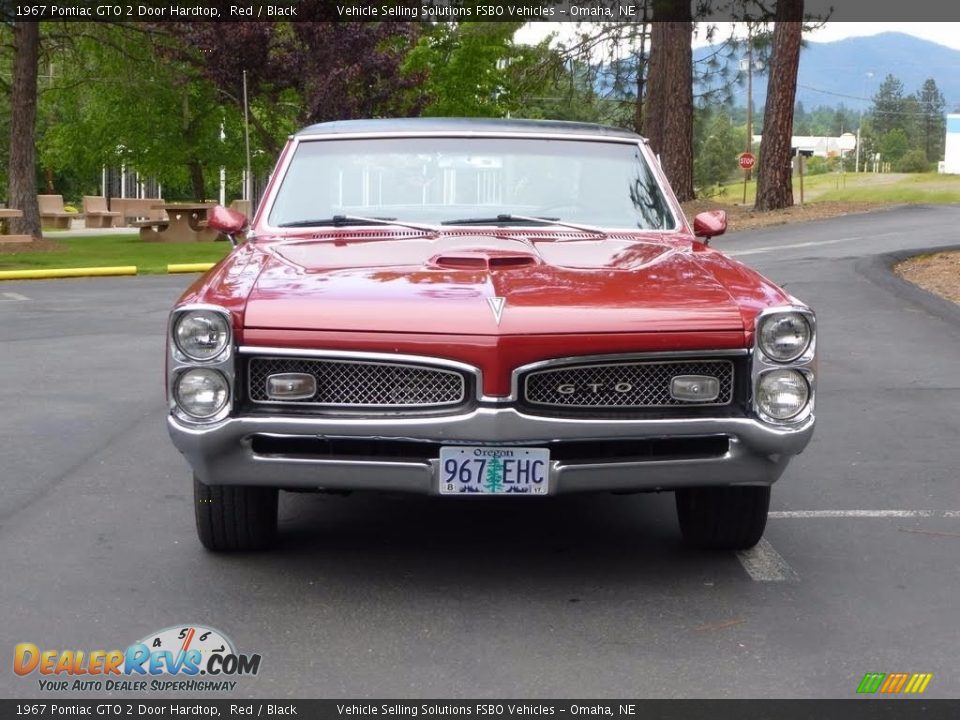 1967 Pontiac GTO 2 Door Hardtop Red / Black Photo #17