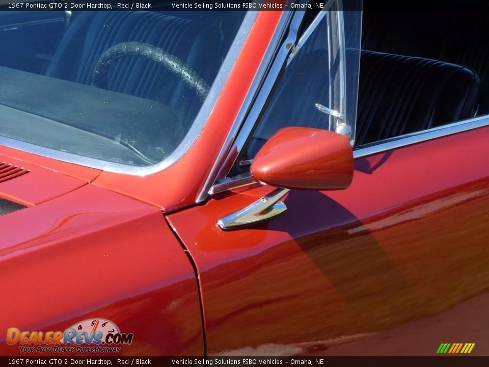 1967 Pontiac GTO 2 Door Hardtop Red / Black Photo #18