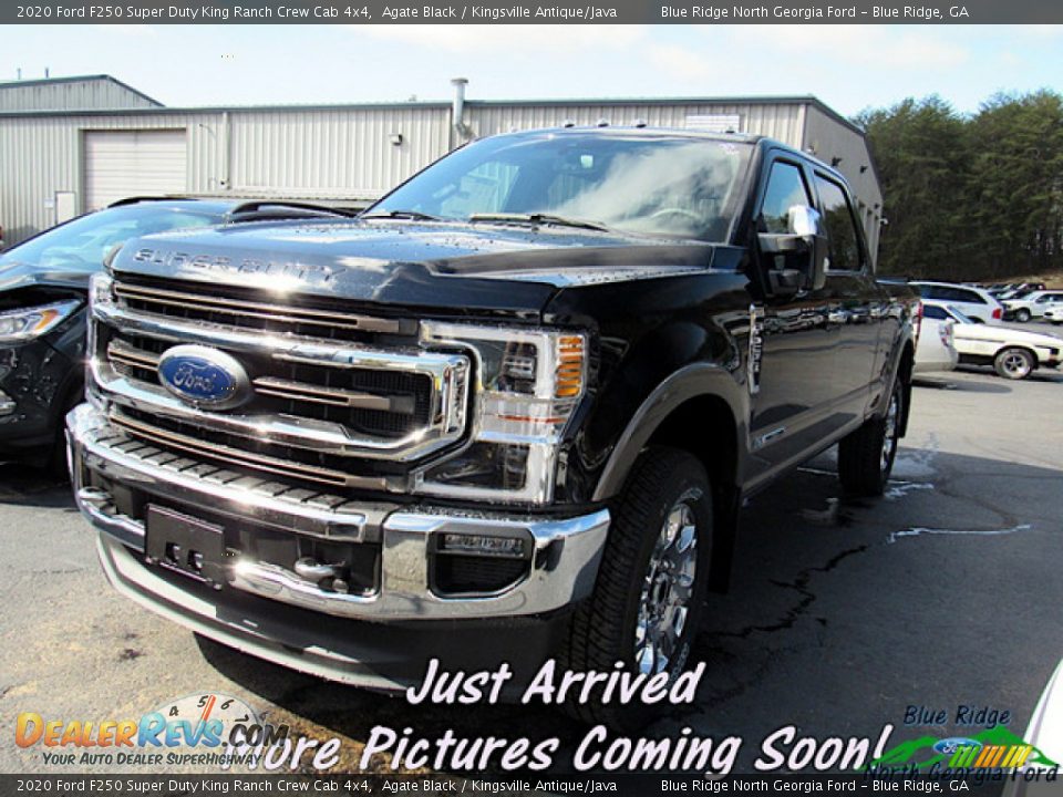 2020 Ford F250 Super Duty King Ranch Crew Cab 4x4 Agate Black / Kingsville Antique/Java Photo #1
