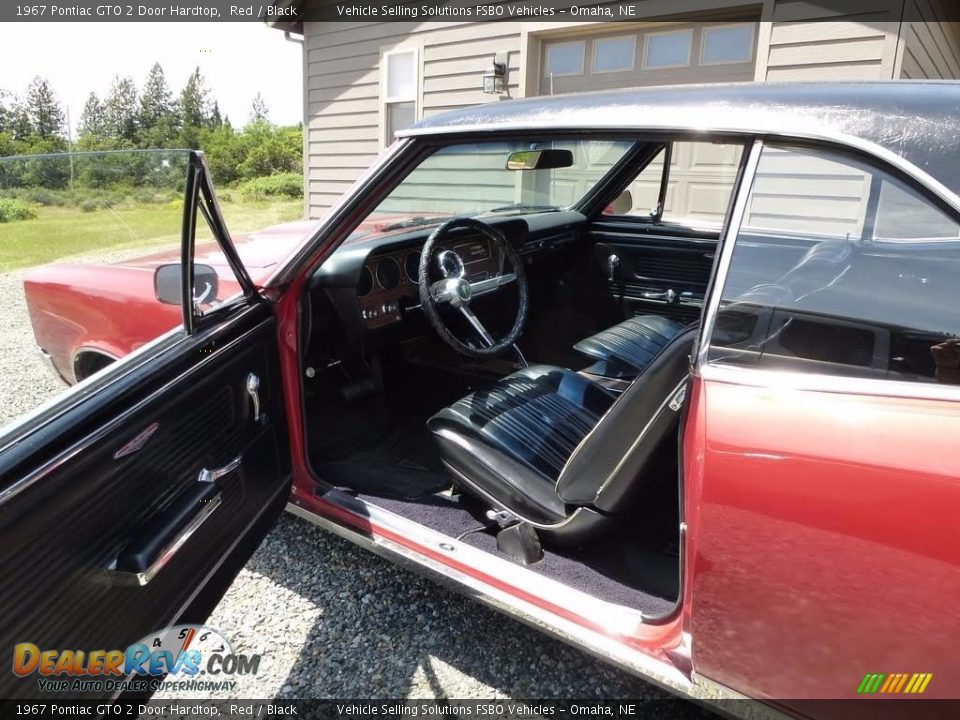 1967 Pontiac GTO 2 Door Hardtop Red / Black Photo #20