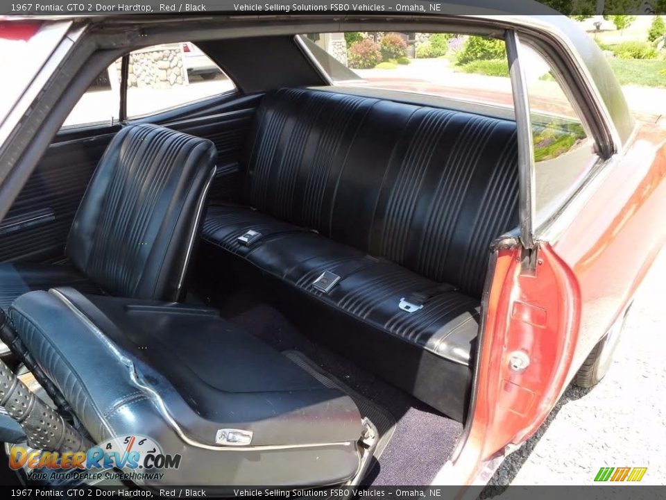 Rear Seat of 1967 Pontiac GTO 2 Door Hardtop Photo #21
