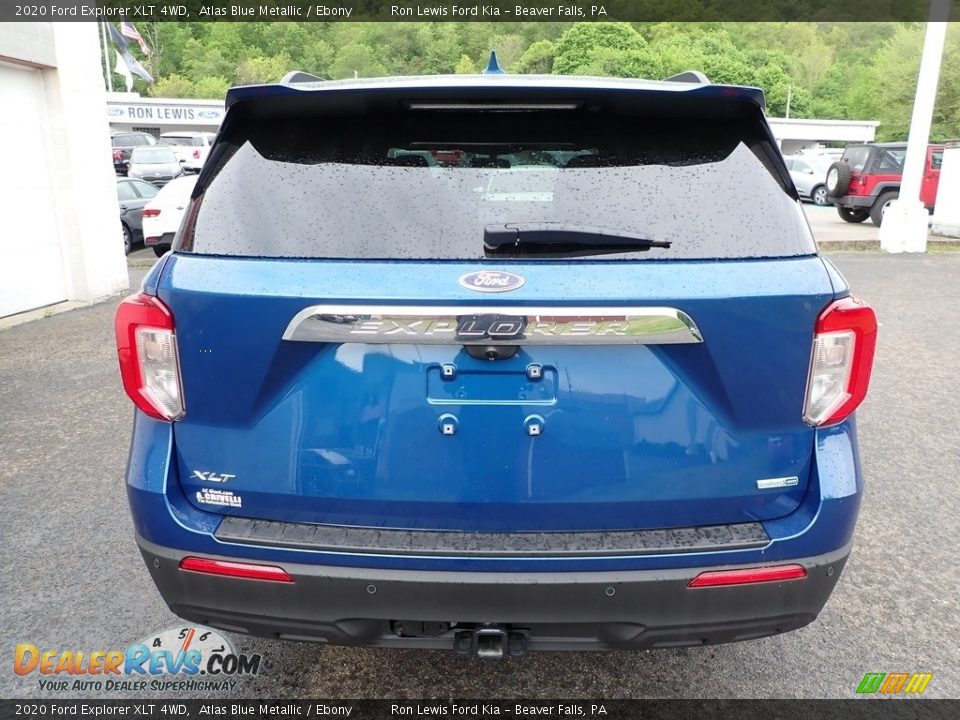 2020 Ford Explorer XLT 4WD Atlas Blue Metallic / Ebony Photo #3