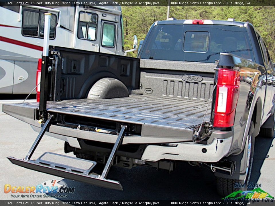 2020 Ford F250 Super Duty King Ranch Crew Cab 4x4 Agate Black / Kingsville Antique/Java Photo #18