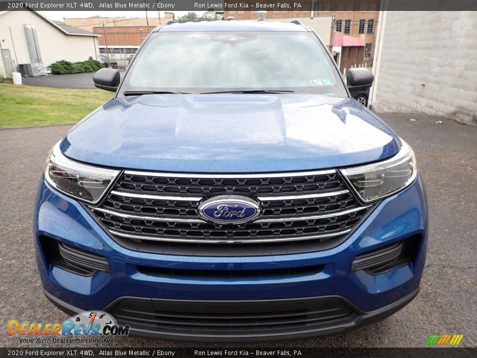 2020 Ford Explorer XLT 4WD Atlas Blue Metallic / Ebony Photo #8