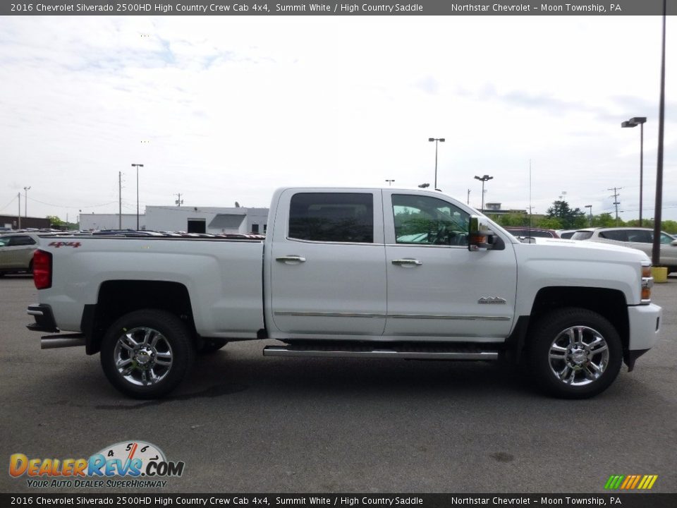 Summit White 2016 Chevrolet Silverado 2500HD High Country Crew Cab 4x4 Photo #4