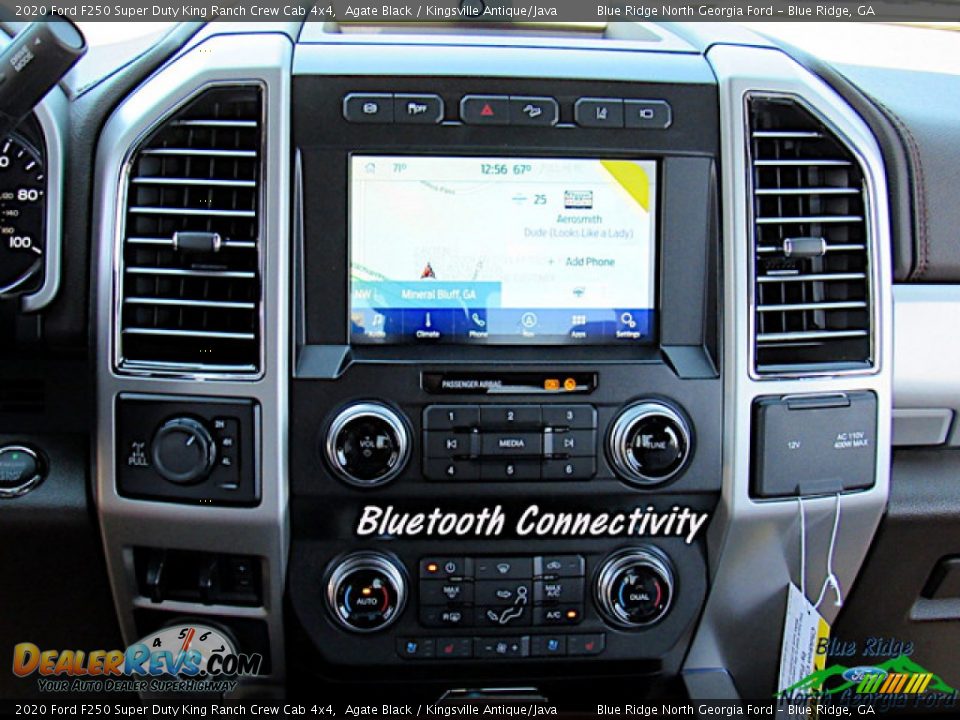 2020 Ford F250 Super Duty King Ranch Crew Cab 4x4 Agate Black / Kingsville Antique/Java Photo #23