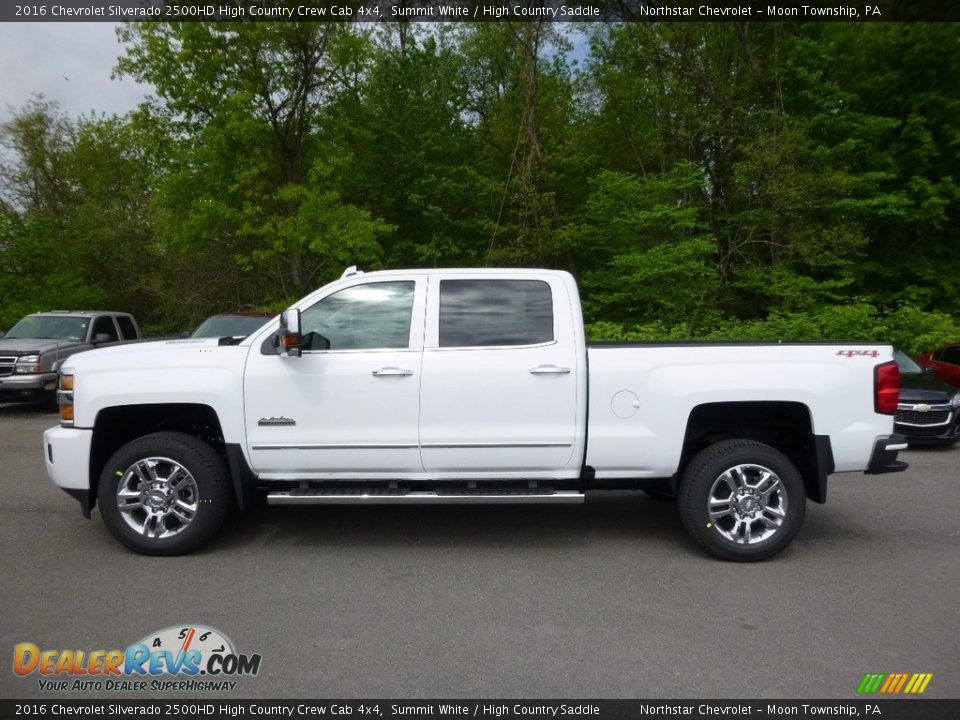 Summit White 2016 Chevrolet Silverado 2500HD High Country Crew Cab 4x4 Photo #8