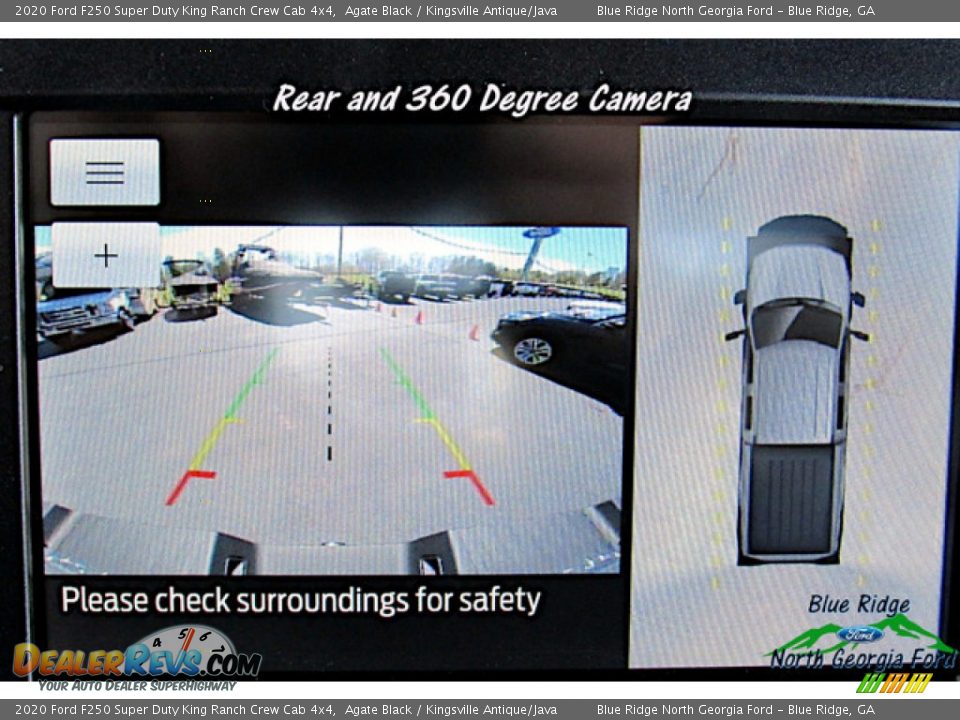 2020 Ford F250 Super Duty King Ranch Crew Cab 4x4 Agate Black / Kingsville Antique/Java Photo #27
