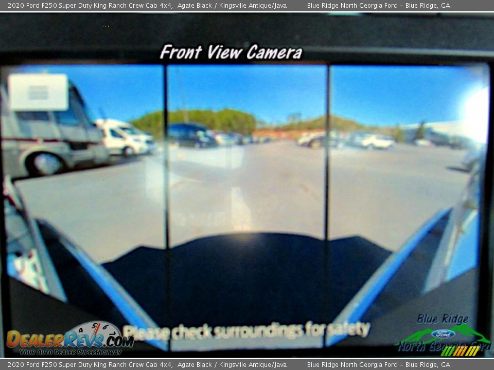 2020 Ford F250 Super Duty King Ranch Crew Cab 4x4 Agate Black / Kingsville Antique/Java Photo #28