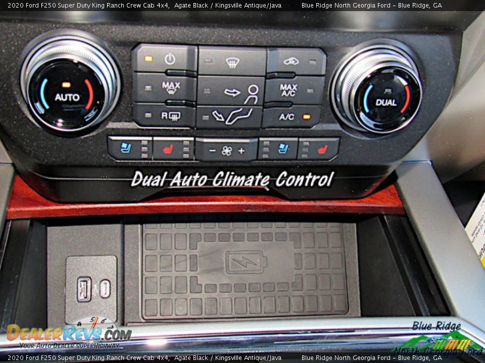 2020 Ford F250 Super Duty King Ranch Crew Cab 4x4 Agate Black / Kingsville Antique/Java Photo #29