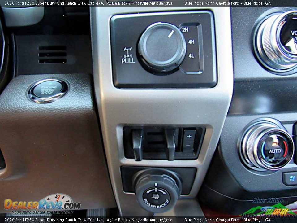2020 Ford F250 Super Duty King Ranch Crew Cab 4x4 Agate Black / Kingsville Antique/Java Photo #30