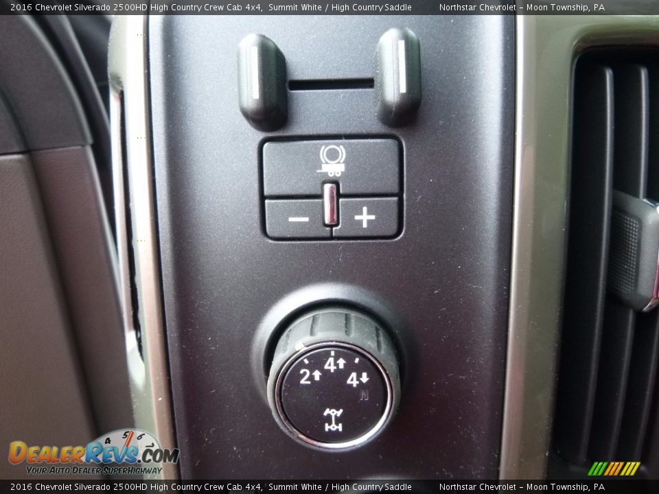 Controls of 2016 Chevrolet Silverado 2500HD High Country Crew Cab 4x4 Photo #14