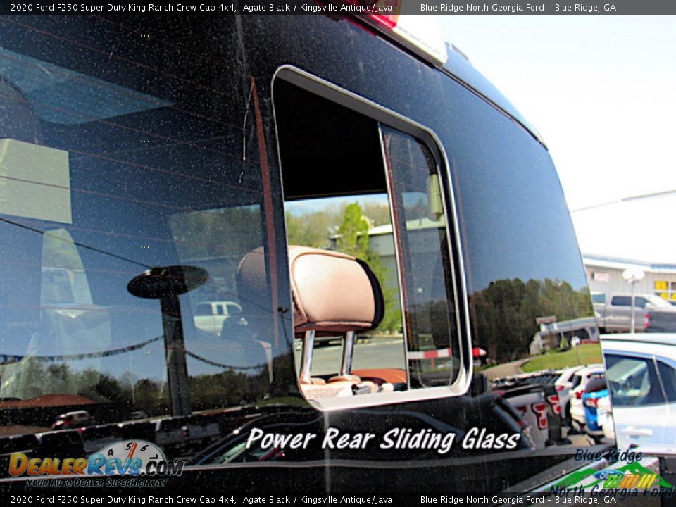 2020 Ford F250 Super Duty King Ranch Crew Cab 4x4 Agate Black / Kingsville Antique/Java Photo #32