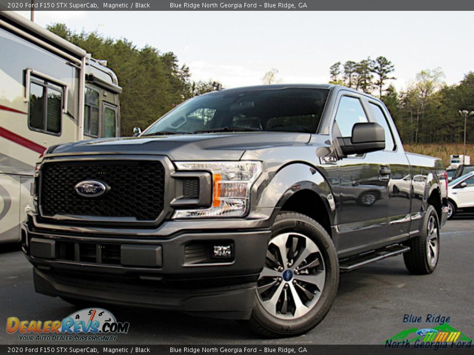 2020 Ford F150 STX SuperCab Magnetic / Black Photo #1