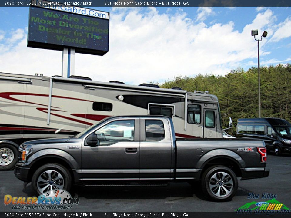 2020 Ford F150 STX SuperCab Magnetic / Black Photo #2