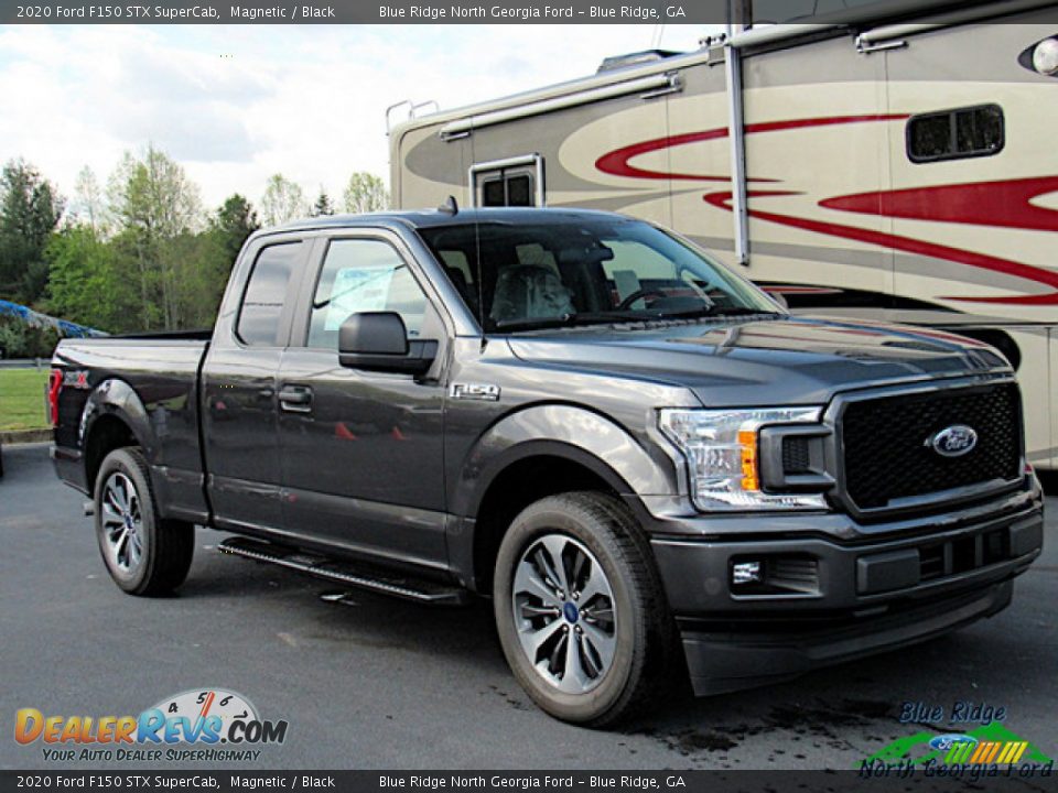 2020 Ford F150 STX SuperCab Magnetic / Black Photo #7