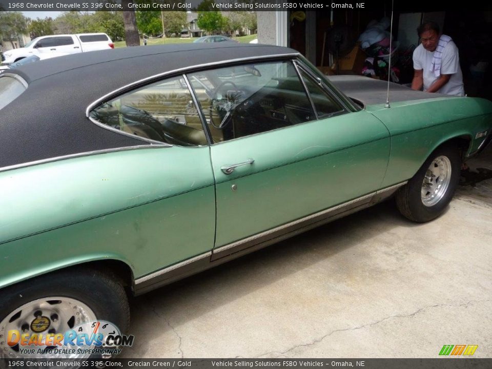 1968 Chevrolet Chevelle SS 396 Clone Grecian Green / Gold Photo #3