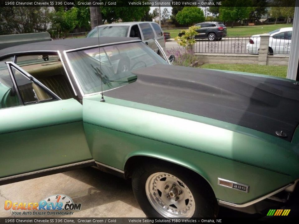 1968 Chevrolet Chevelle SS 396 Clone Grecian Green / Gold Photo #4