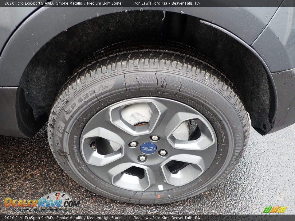 2020 Ford EcoSport S 4WD Smoke Metallic / Medium Light Stone Photo #10