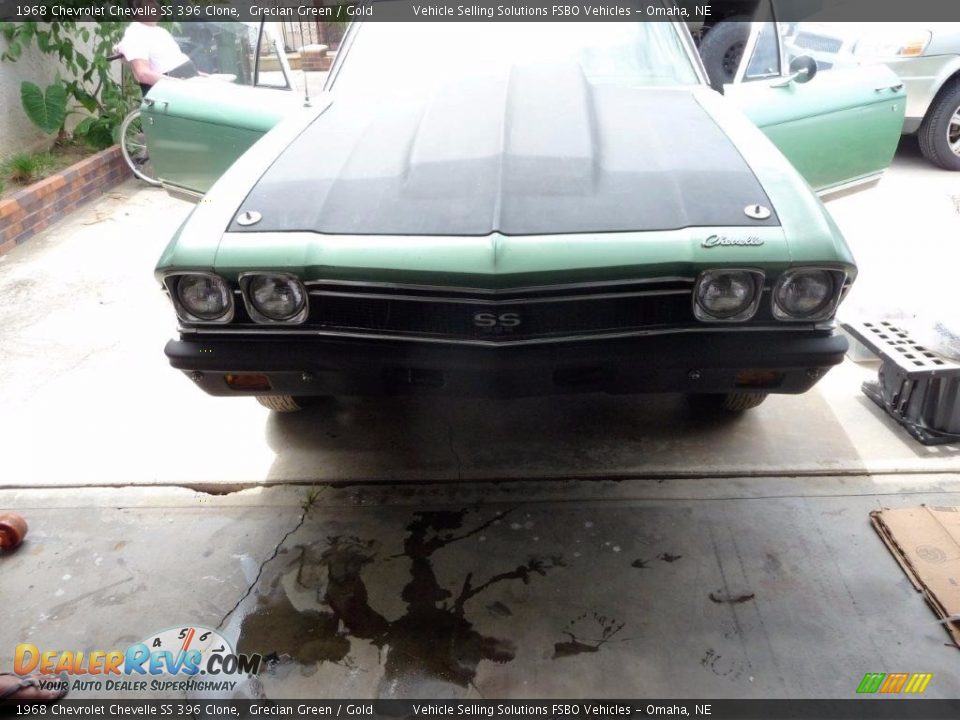 1968 Chevrolet Chevelle SS 396 Clone Grecian Green / Gold Photo #21