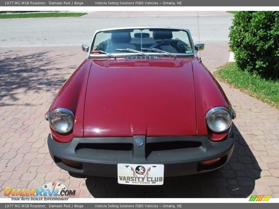 1977 MG MGB Roadster Damask Red / Beige Photo #2