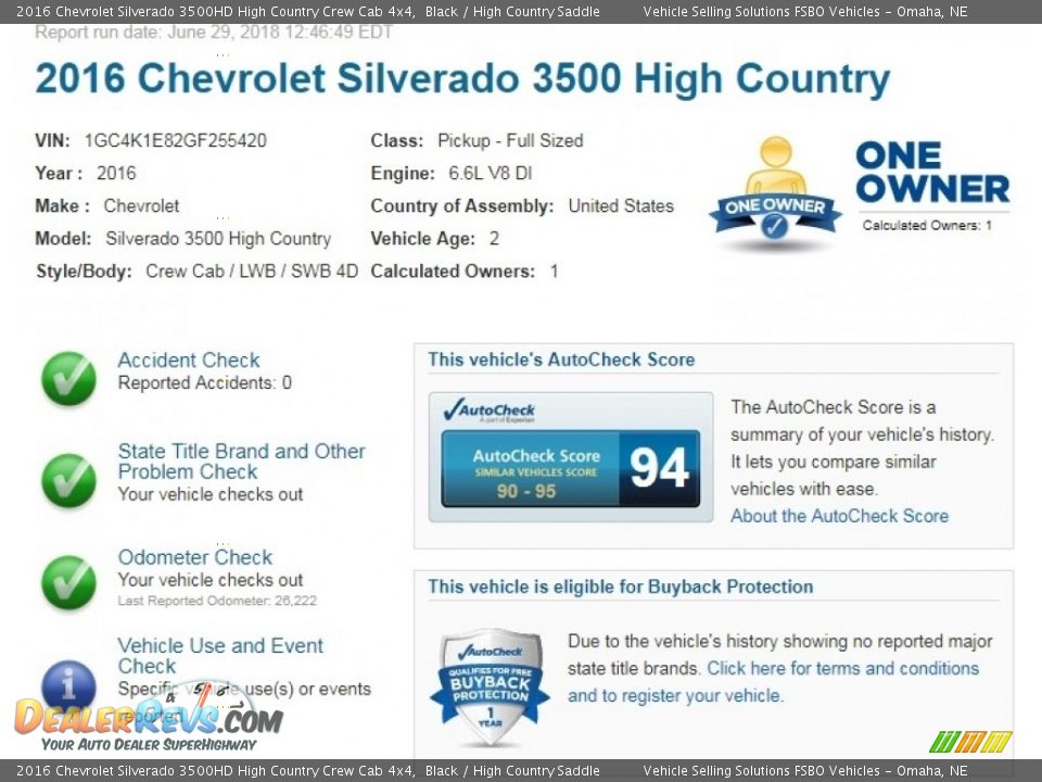 2016 Chevrolet Silverado 3500HD High Country Crew Cab 4x4 Black / High Country Saddle Photo #2