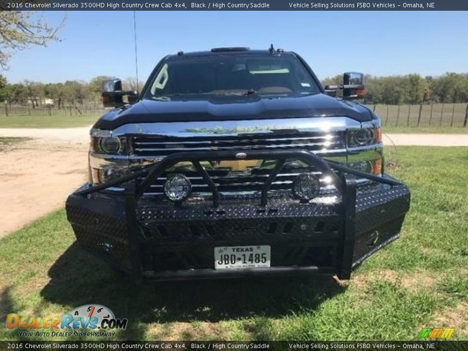 2016 Chevrolet Silverado 3500HD High Country Crew Cab 4x4 Black / High Country Saddle Photo #4