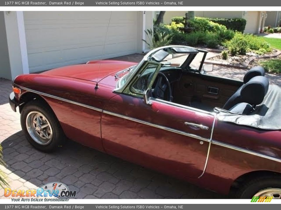 1977 MG MGB Roadster Damask Red / Beige Photo #8