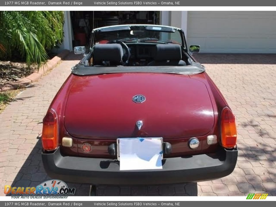 1977 MG MGB Roadster Damask Red / Beige Photo #10