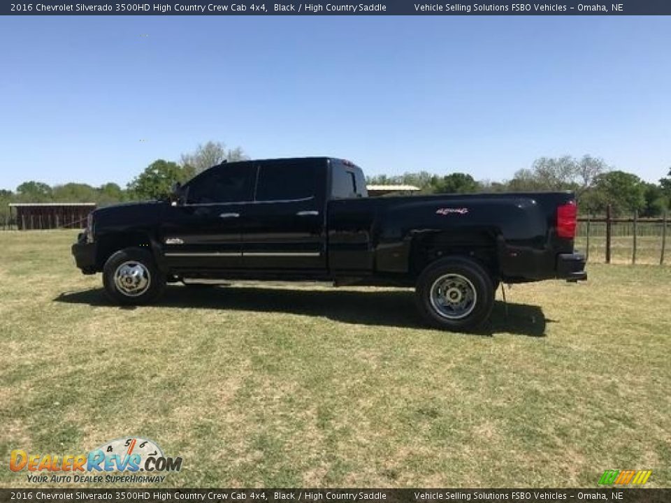 2016 Chevrolet Silverado 3500HD High Country Crew Cab 4x4 Black / High Country Saddle Photo #6