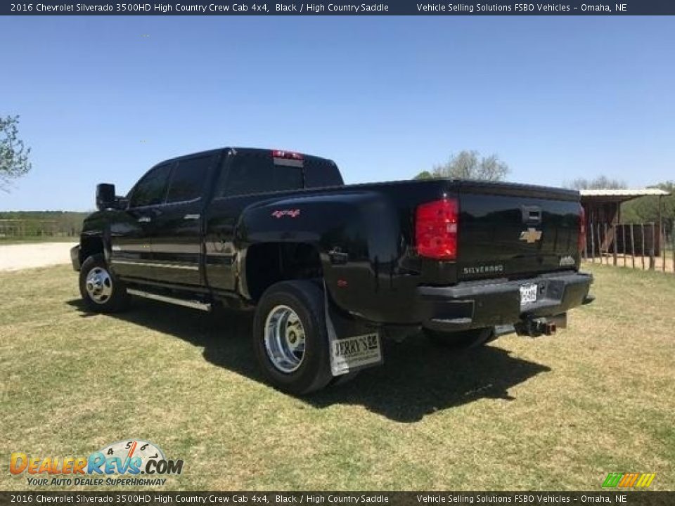 2016 Chevrolet Silverado 3500HD High Country Crew Cab 4x4 Black / High Country Saddle Photo #7