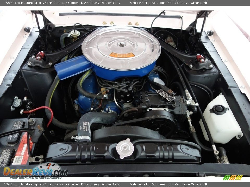1967 Ford Mustang Sports Sprint Package Coupe 289 cid OHV 16-Valve V8 Engine Photo #6