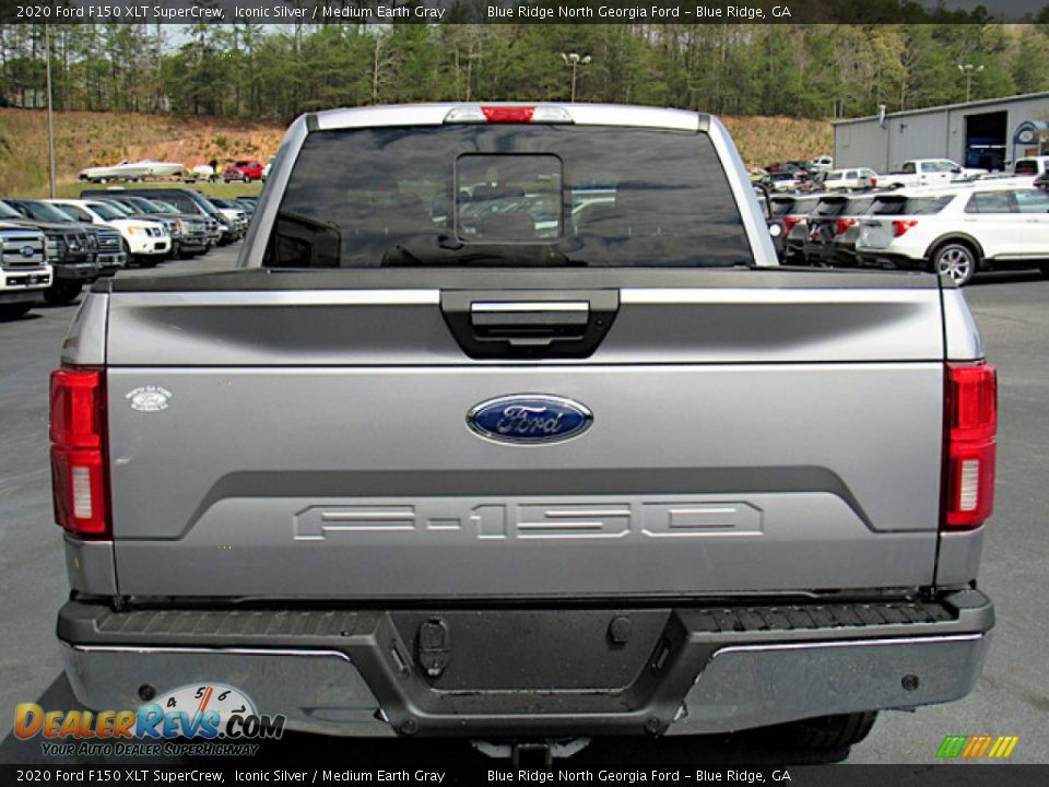 2020 Ford F150 XLT SuperCrew Iconic Silver / Medium Earth Gray Photo #4