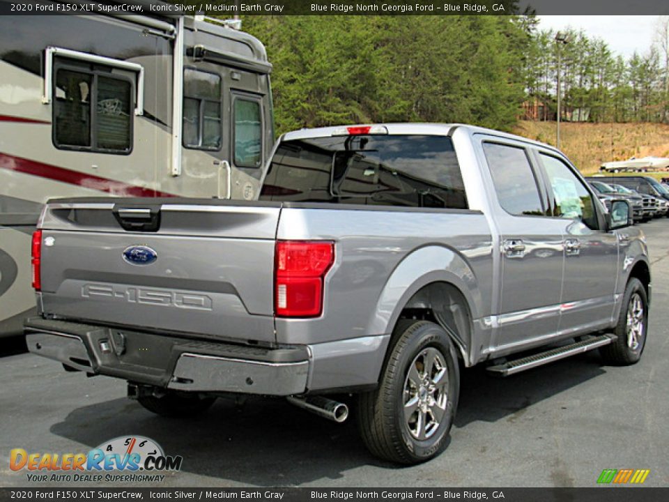 2020 Ford F150 XLT SuperCrew Iconic Silver / Medium Earth Gray Photo #5