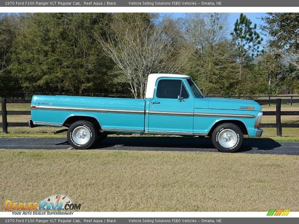 Reef Aqua 1970 Ford F100 Ranger XLT Regular Cab Photo #1