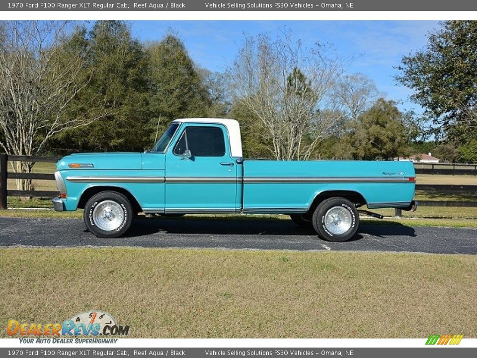 Reef Aqua 1970 Ford F100 Ranger XLT Regular Cab Photo #3