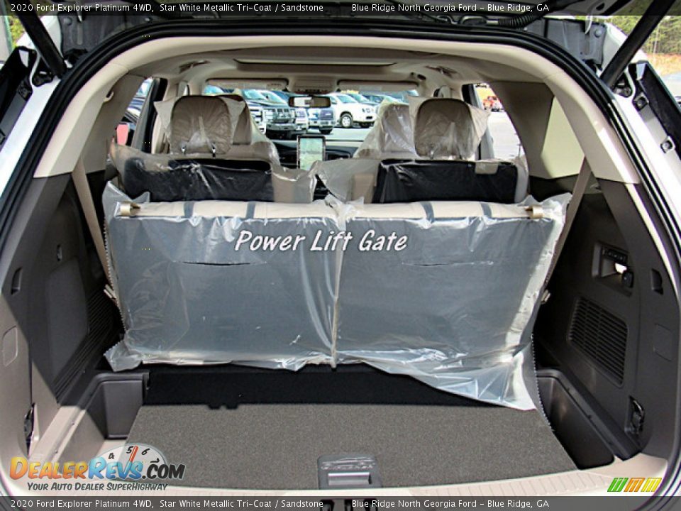 2020 Ford Explorer Platinum 4WD Star White Metallic Tri-Coat / Sandstone Photo #13