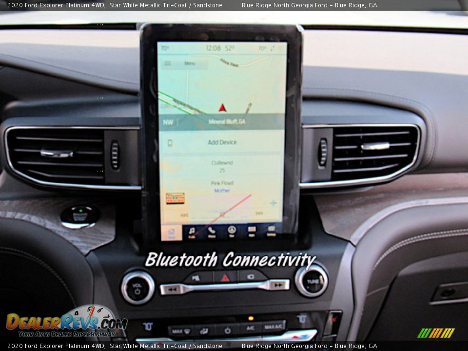 2020 Ford Explorer Platinum 4WD Star White Metallic Tri-Coat / Sandstone Photo #19