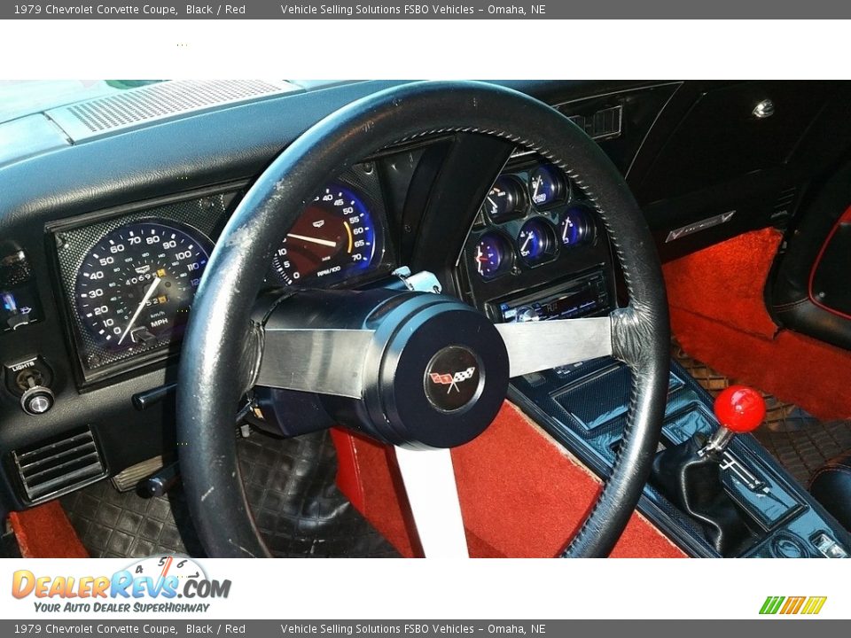 1979 Chevrolet Corvette Coupe Black / Red Photo #16