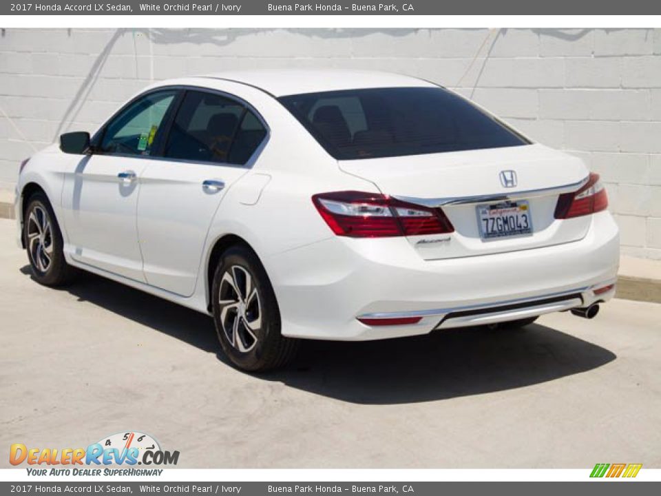 2017 Honda Accord LX Sedan White Orchid Pearl / Ivory Photo #2