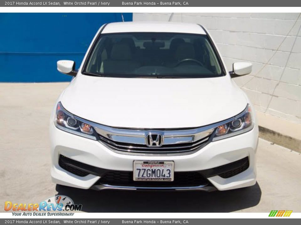 2017 Honda Accord LX Sedan White Orchid Pearl / Ivory Photo #7