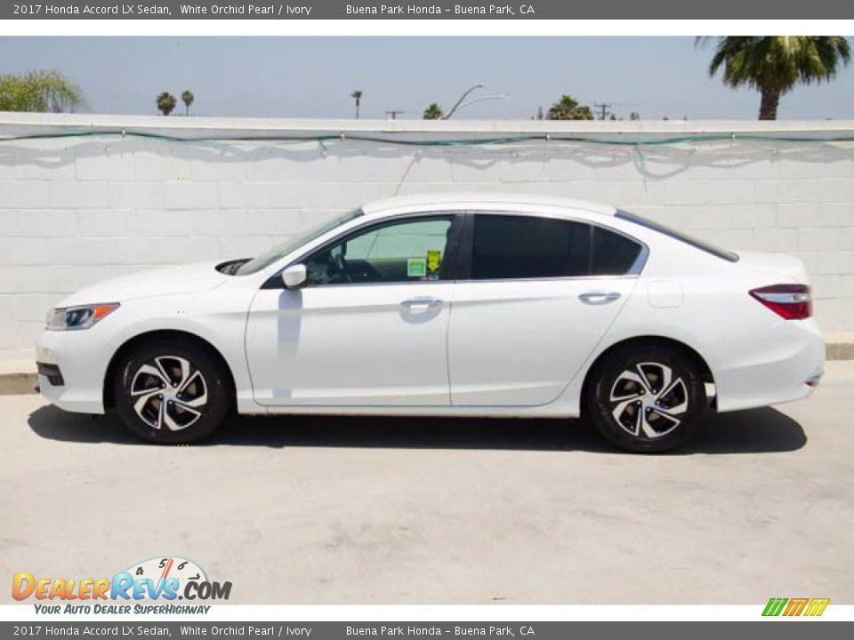 2017 Honda Accord LX Sedan White Orchid Pearl / Ivory Photo #10