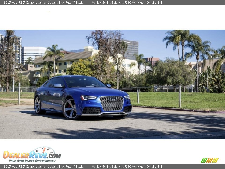 2015 Audi RS 5 Coupe quattro Sepang Blue Pearl / Black Photo #22