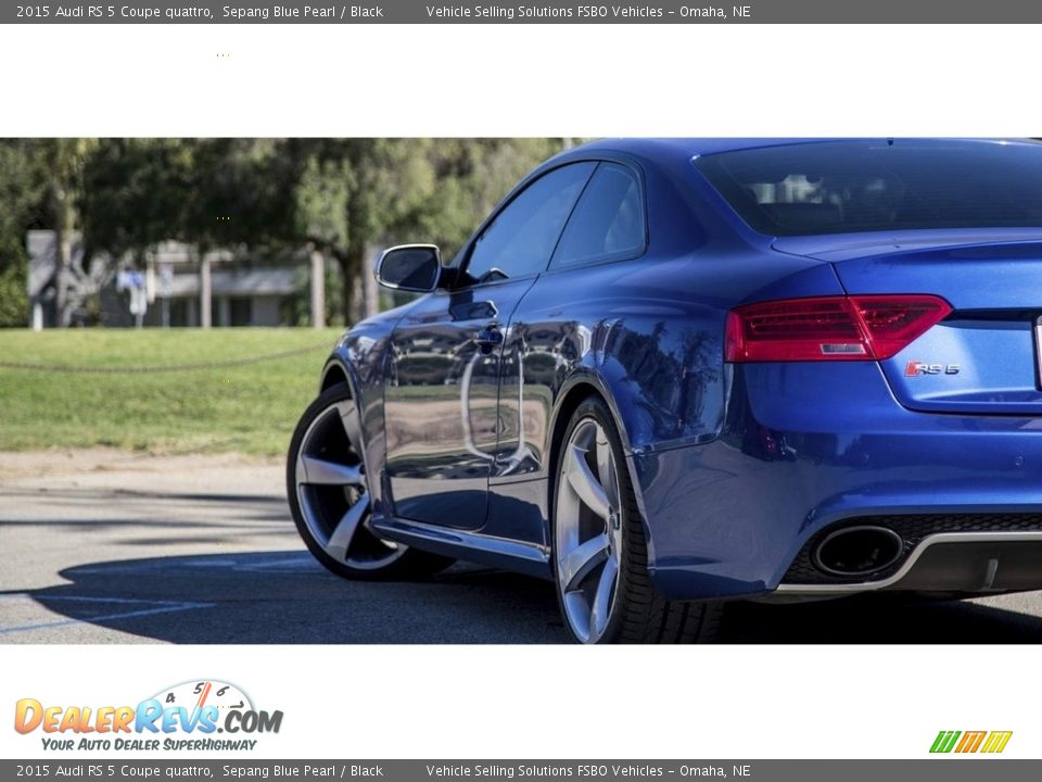 2015 Audi RS 5 Coupe quattro Sepang Blue Pearl / Black Photo #23