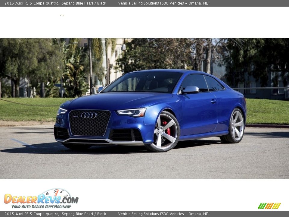 2015 Audi RS 5 Coupe quattro Sepang Blue Pearl / Black Photo #27